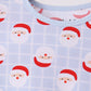 Blue Santa Claus Bamboo Pajama Set