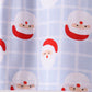 Blue Santa Claus Bamboo Pajama Set