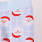 Blue Santa Claus Bamboo Pajama Set