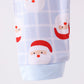 Blue Santa Claus Bamboo Pajama Set