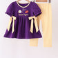 Purple LSU Geaux Tigers Embroidery Pants Set