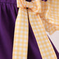 Purple LSU Geaux Tigers Embroidery Bloomer Set