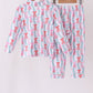 Green bow christmas tree bamboo pajama set