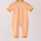 Orange Tennessee Go Vols Embroidery Romper
