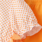 Orange Tennessee Go Vols Embroidery Bow Bloomer Set