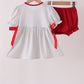 Red Alabama Roll Tide Embroidery Bloomer Set