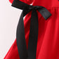 Red Georgia Go Dawgs Embroidery Bow Pants Set