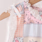 Pink pumpkin ruffle shorts set
