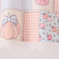 Pink pumpkin ruffle shorts set