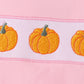 Pink pumpkin ruffle skorts set