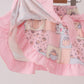 Pink pumpkin ruffle skorts set