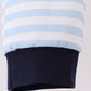 Navy Airplane Embroidery Pants Set