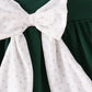 Forest nativity ruffle dress