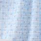 Blue bow embroidery pants set
