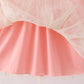 Pink gingerbread sequin tulle dress