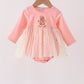 Pink gingerbread sequin tulle bubble