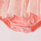Pink gingerbread sequin tulle bubble
