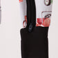 Black Racing Zip Bamboo Romper