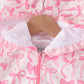 Pink Bow Ruffle Raincoat