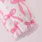 Pink Bow Ruffle Raincoat