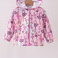Pink Flamingo Ruffle Raincoat