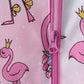 Pink Flamingo Ruffle Raincoat