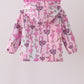 Pink Flamingo Ruffle Raincoat