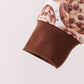 Brown Milk Cookie Print Romper