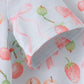Pink bow cherry bamboo pajama set