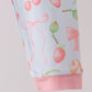 Pink bow cherry bamboo pajama set
