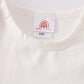 Cream blank basic t-shirt Adult Kids and baby bubble