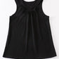 Black blank basic kids teens adult tank top