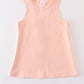 Peach blank basic kids teens adult tank top