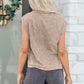 Smoke Gray Cowboy & Beer Western Graphic Mineral Wash Tank Top