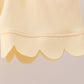 Lemon Scalloped Short Set