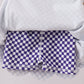 Purple checkered bow active dress