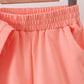 Coral Scalloped Polo Set