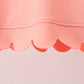 Coral Scalloped Polo Set