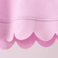 Pink Scalloped Polo Set
