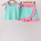 Mint Performance Scalloped Skorts Set