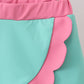 Mint Performance Scalloped Skorts Set