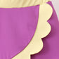 Purple Performance Scalloped Skorts Set