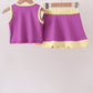 Purple Performance Scalloped Skorts Set