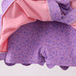 Pink scalloped bow active dress