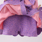 Pink scalloped bow active dress