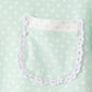 Green polka dot pocket ruffle pants set
