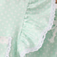 Green polka dot pocket ruffle pants set