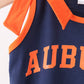 Navy Auburn active shorts set