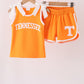 Orange Tennessee active shorts set