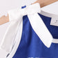 Blue Kentucky active shorts set